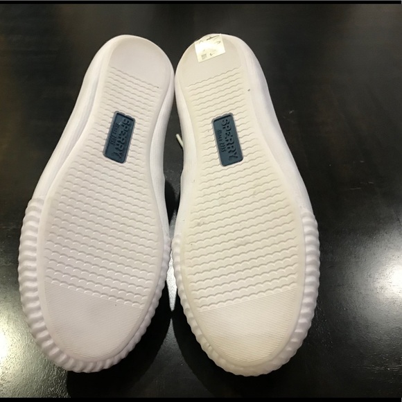 Sperry Top Sider Girls Sayel Grey Diamond Size 3.5 - Picture 7 of 8